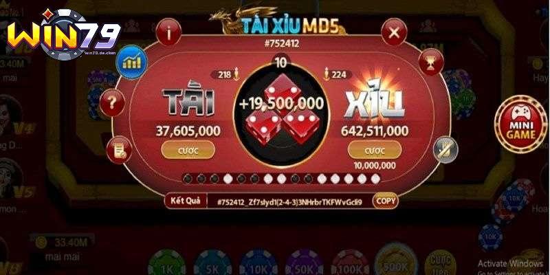 Tài Xỉu MD5 - Chơi Dễ, Tiền Rủng Rỉnh Đầy Túi Tại Win79 1 Chơi tài xỉu MD5 mọi lúc, mọi nơi
