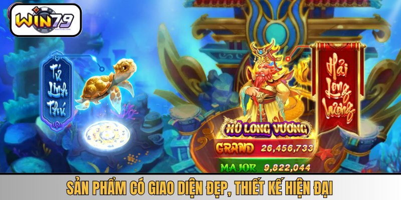 Sản phẩm có giao diện đẹp, thiết kế hiện đại